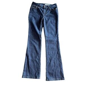 DKNY Jeans Womens Size 6 Blue Denim Jeans Straight Leg Mid Rise Stretch